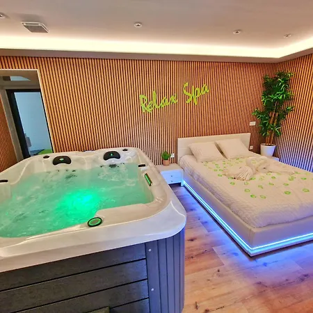 Relax Spa-4 Pers-jacuzzi-parking-jardin-clim-colmar Appartamento *
