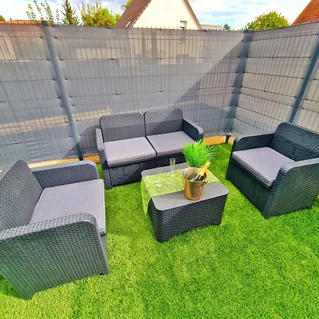 Relax Spa-4 Pers-jacuzzi-parking-jardin-clim-colmar Apartamento Muntzenheim