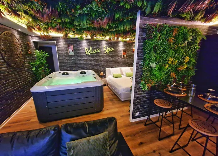 Apartamento Relax Spa-4 Pers-jacuzzi-parking-jardin-clim-colmar Muntzenheim